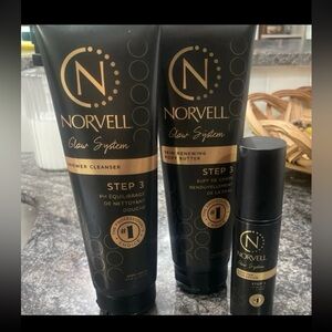 Norvell Glow System Step 3 Skincare to use with Sunless spray tan